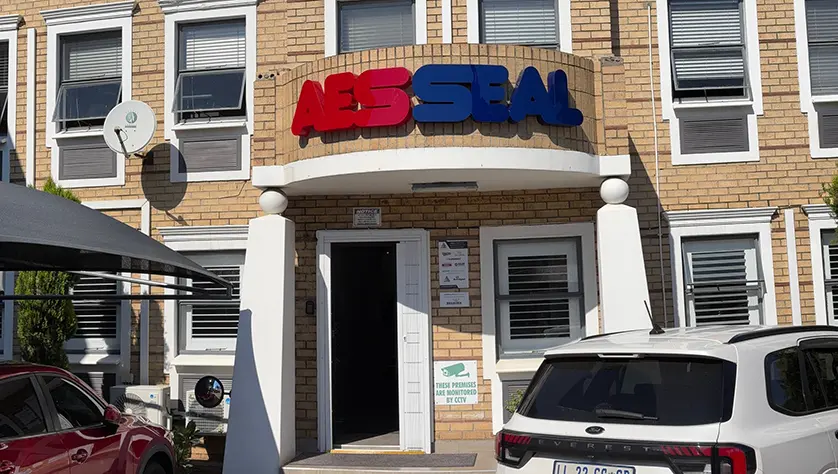 Entrance to the AESSEAL Johanessburg premises.