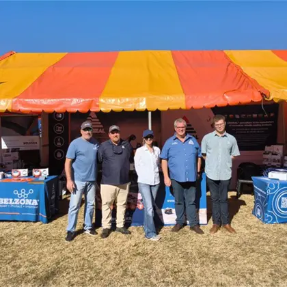 AESSEAL South Africa team outside their booth at MTE Expo.